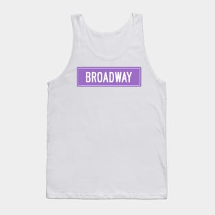 Broadway purple Tank Top